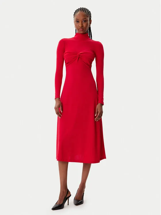 Coctailkleid · Rot · Midi