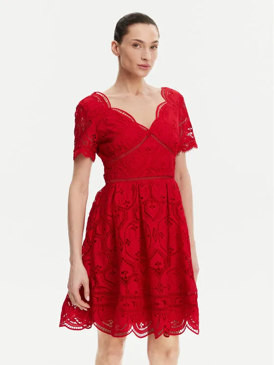 Coctailkleid · Rot · Mini