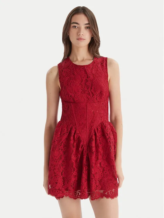 Coctailkleid · Rot · Mini