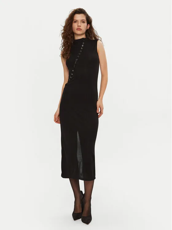 Coctailkleid · Schwarz · Maxi