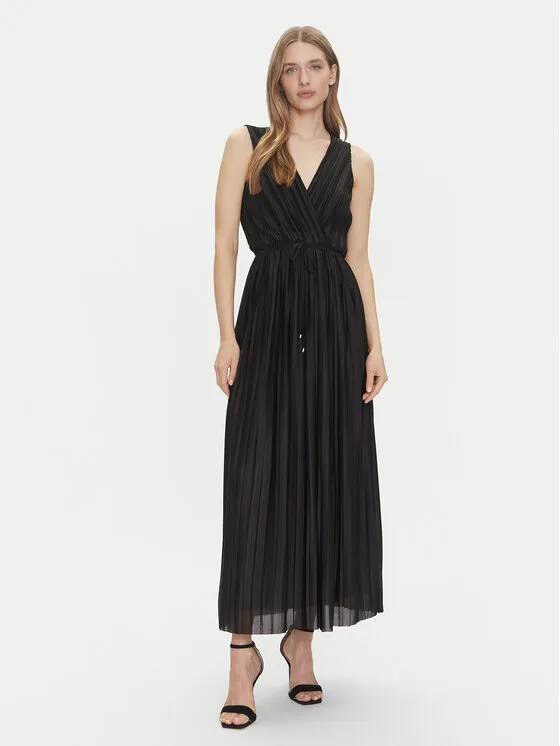 Coctailkleid · Schwarz · Midi