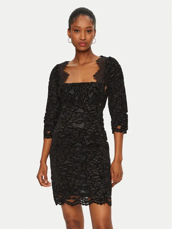 Coctailkleid · Schwarz · Mini