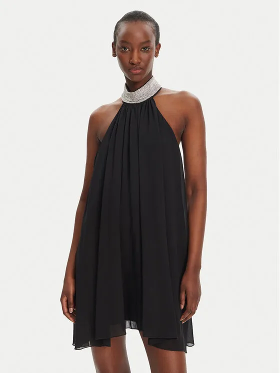 Coctailkleid · Schwarz · Mini