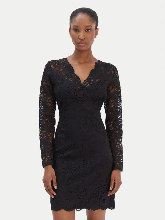 Coctailkleid · Schwarz · Mini