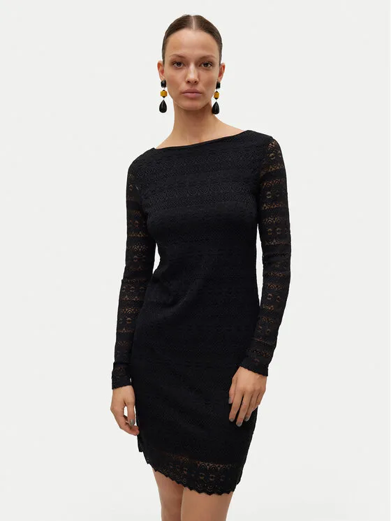 Coctailkleid · Schwarz · Mini