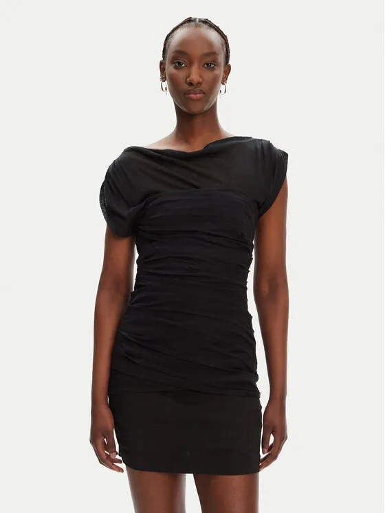 Coctailkleid · Schwarz · Mini