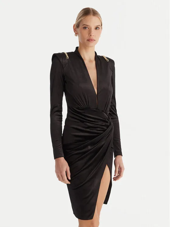 Coctailkleid · Schwarz · Mini