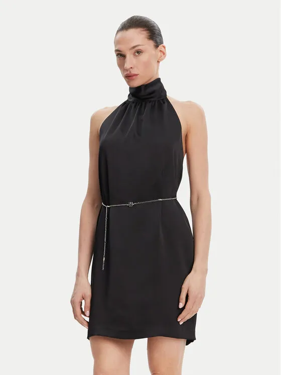 Coctailkleid · Schwarz · Mini