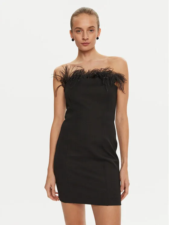 Coctailkleid · Schwarz · Mini