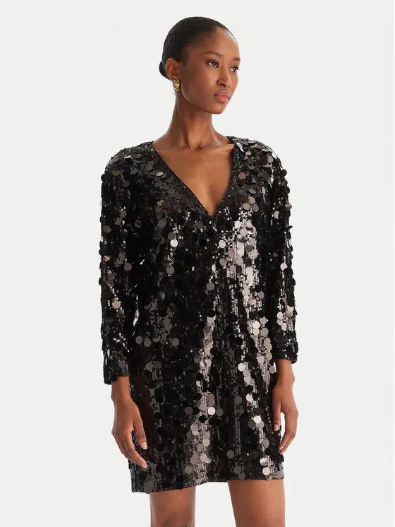 Coctailkleid · Schwarz · Mini