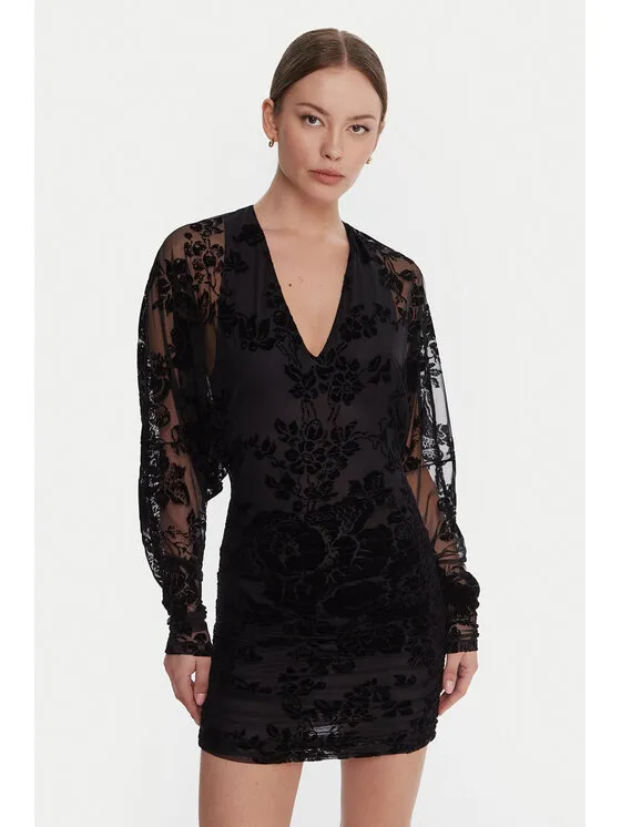 Coctailkleid · Schwarz · Mini