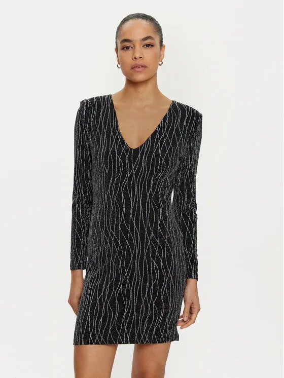 Coctailkleid · Schwarz · Mini