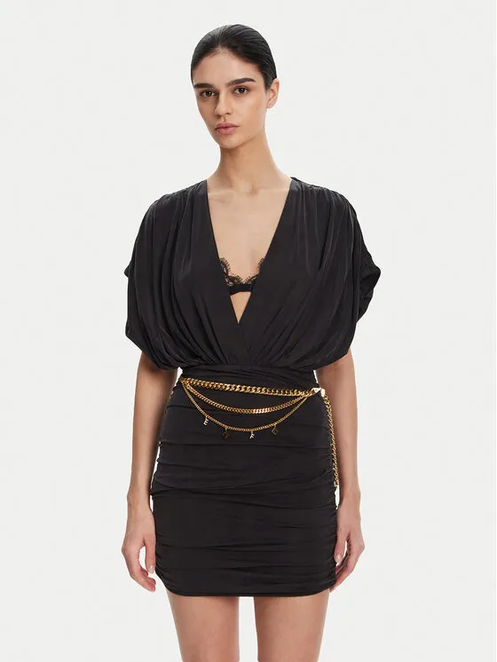 Coctailkleid · Schwarz · Mini