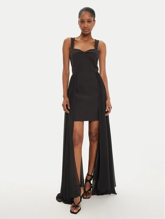 Coctailkleid · Schwarz · Mini