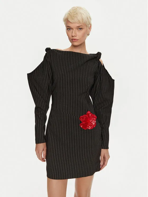 Coctailkleid · Schwarz · Mini