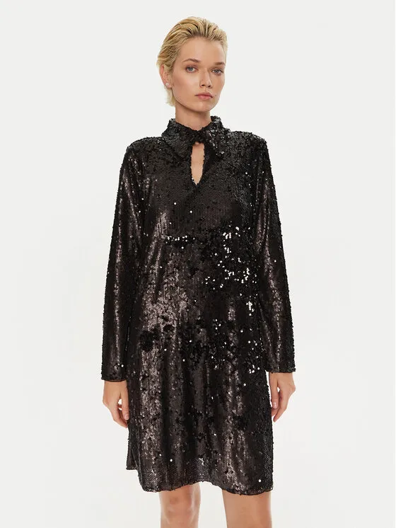 Coctailkleid · Schwarz · Mini