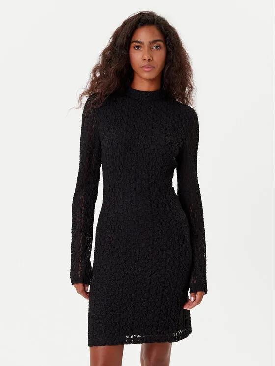 Coctailkleid · Schwarz · Mini