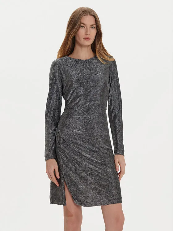 Coctailkleid · Silberfarben · Mini