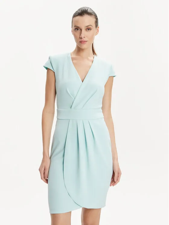 Coctailkleid · Türkisfarben · Midi