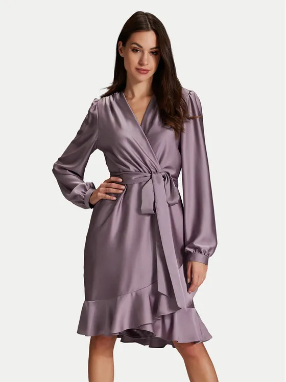 Coctailkleid · Violett · Midi