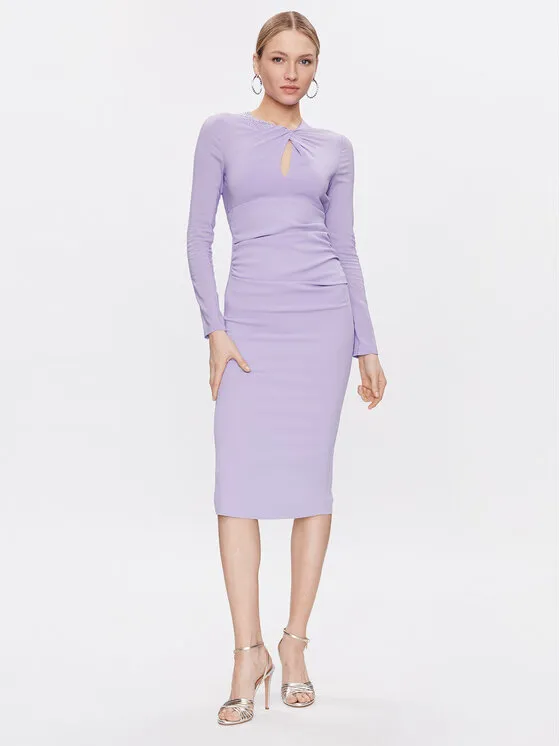 Coctailkleid · Violett · Midi