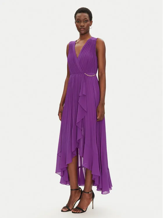 Coctailkleid · Violett · Midi