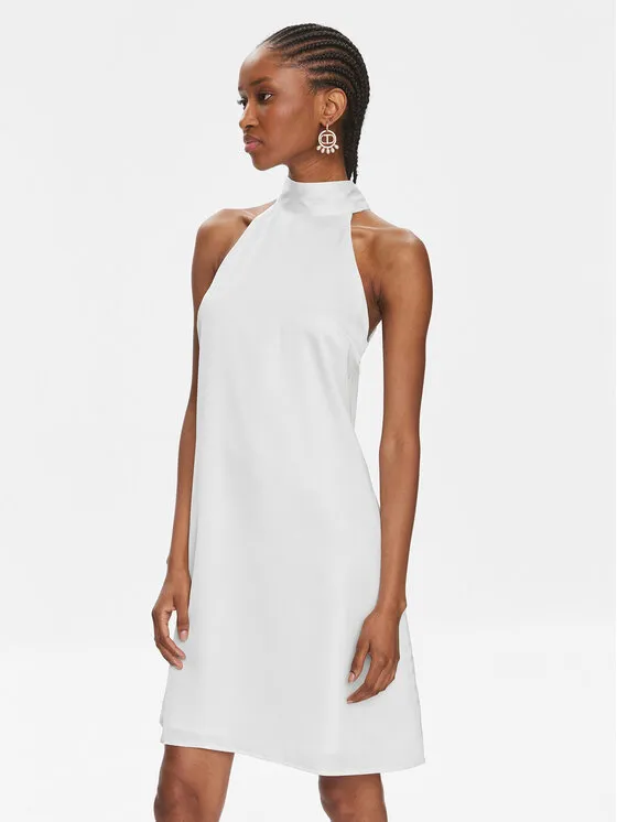 Coctailkleid · Weiß · Mini