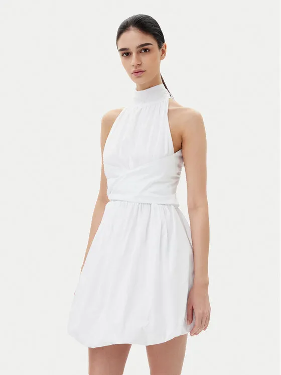 Coctailkleid · Weiß · Mini