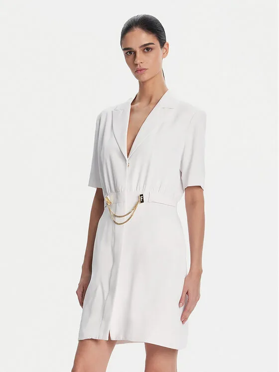 Coctailkleid · Weiß · Mini