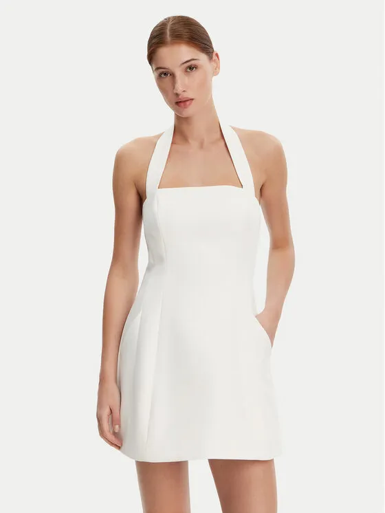 Coctailkleid · Weiß · Mini