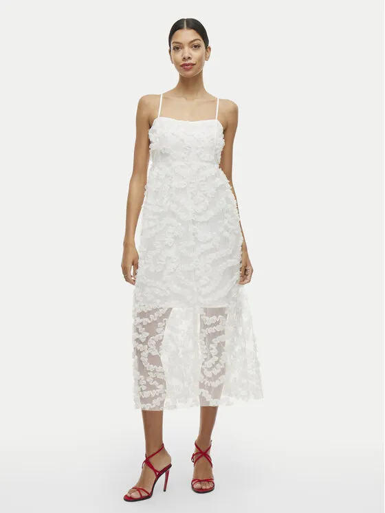 Coctailkleid · Weiß · Mini