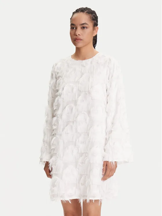 Coctailkleid · Weiß · Mini