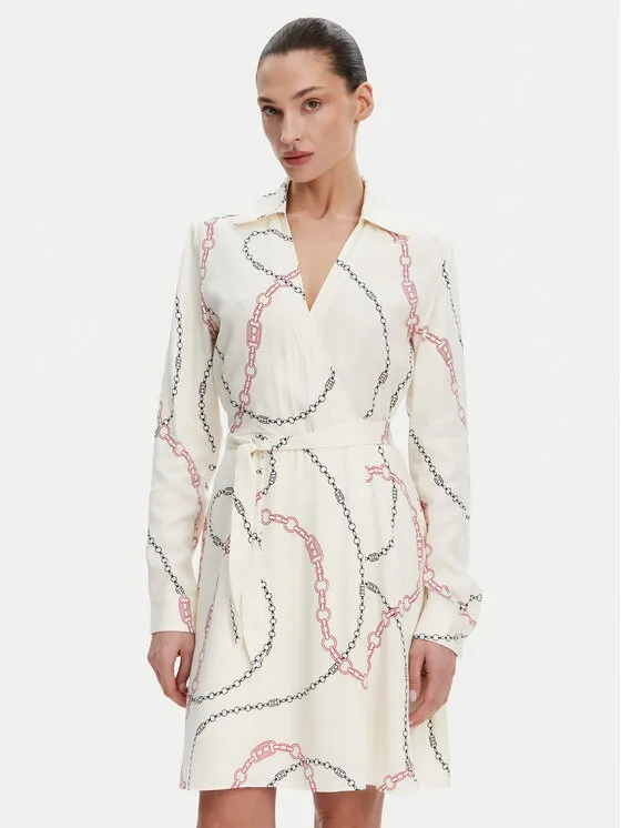 Coctailkleid · Weiß · Mini