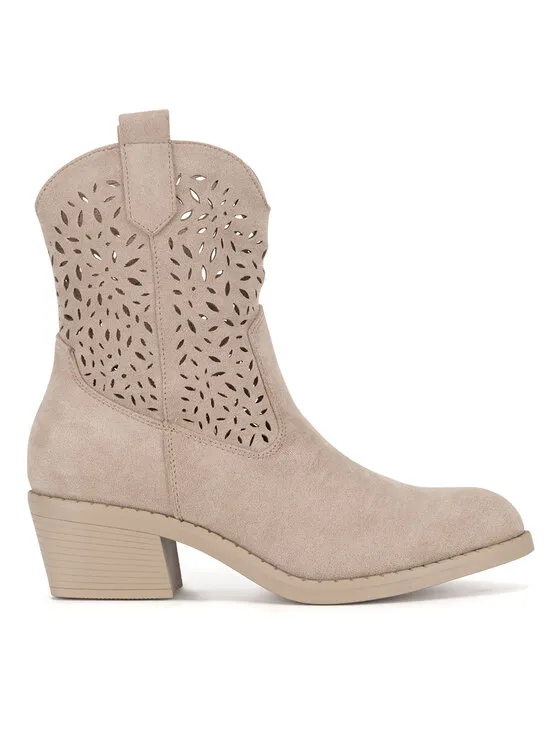 Cowboystiefel · Beige · 5 cm
