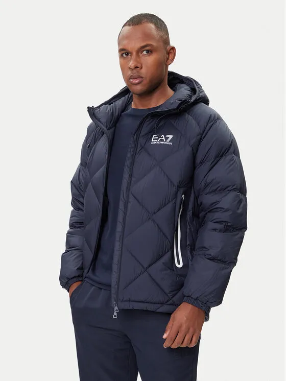 Daunenjacke · Dunkelblau