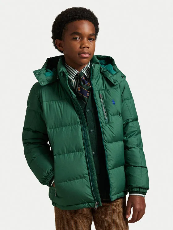 Daunenjacke · Grün