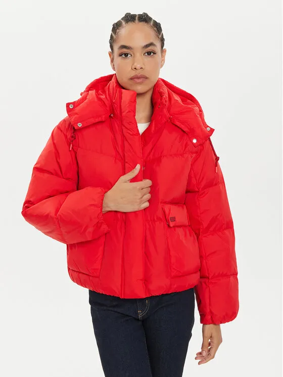Daunenjacke · Rot