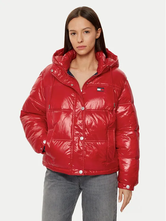 Daunenjacke · Rot