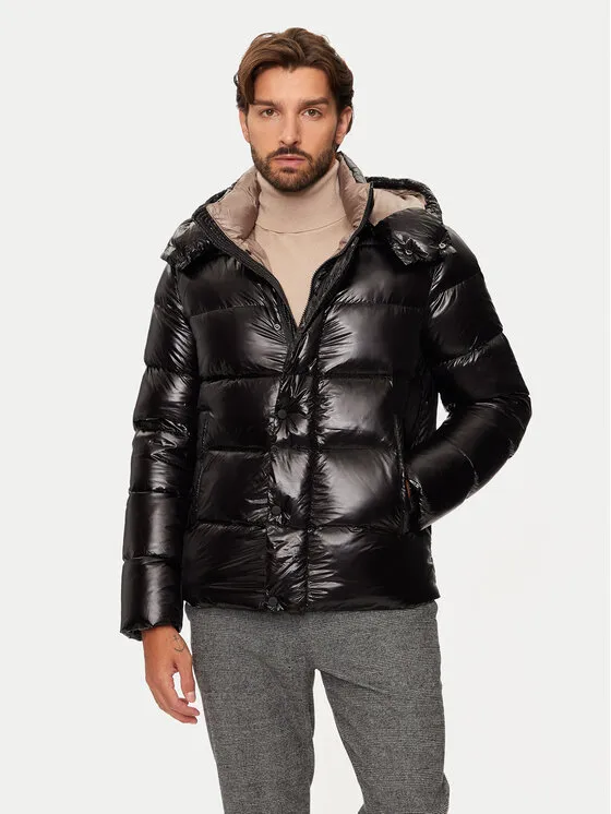 Daunenjacke · Schwarz · Regular Fit