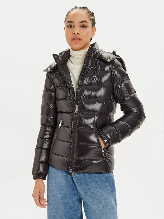 Daunenjacke · Schwarz