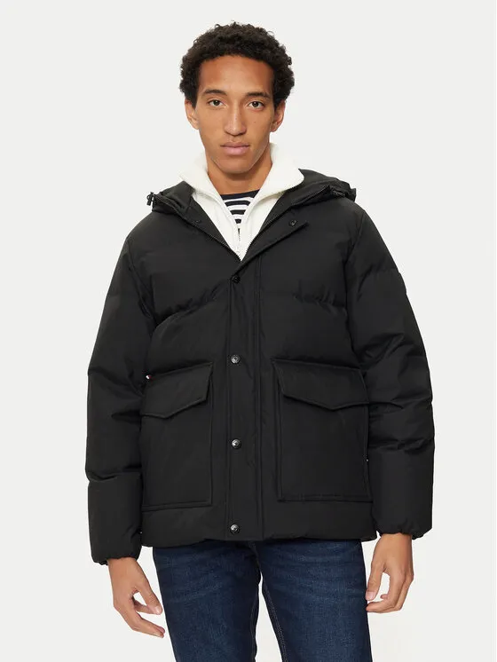 Daunenjacke · Schwarz