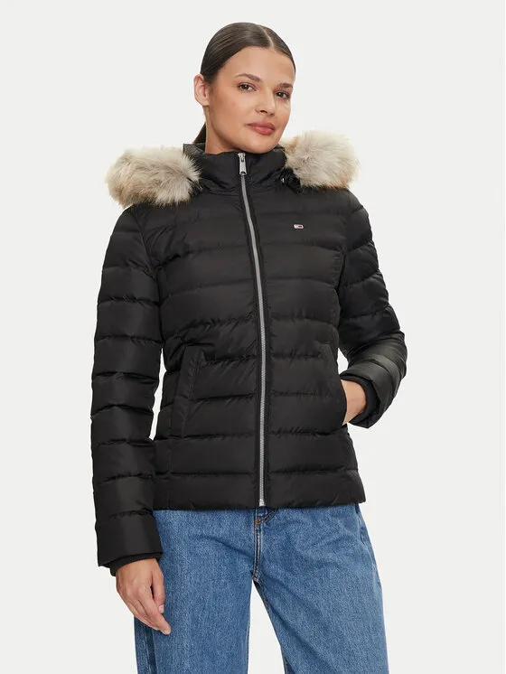 Daunenjacke · Schwarz