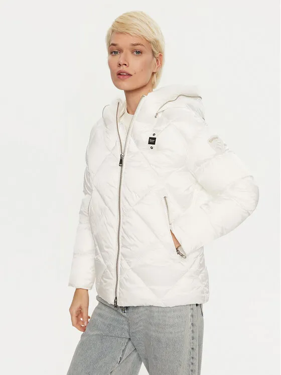 Daunenjacke · Weiß