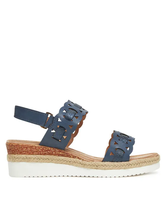 Espadrilles · Dunkelblau · 6 cm