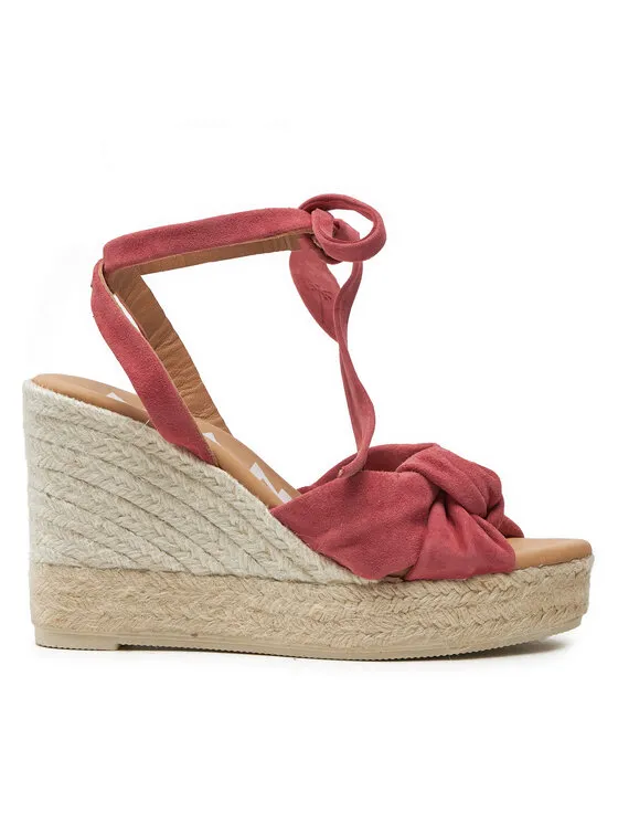 Espadrilles · Dunkelrot