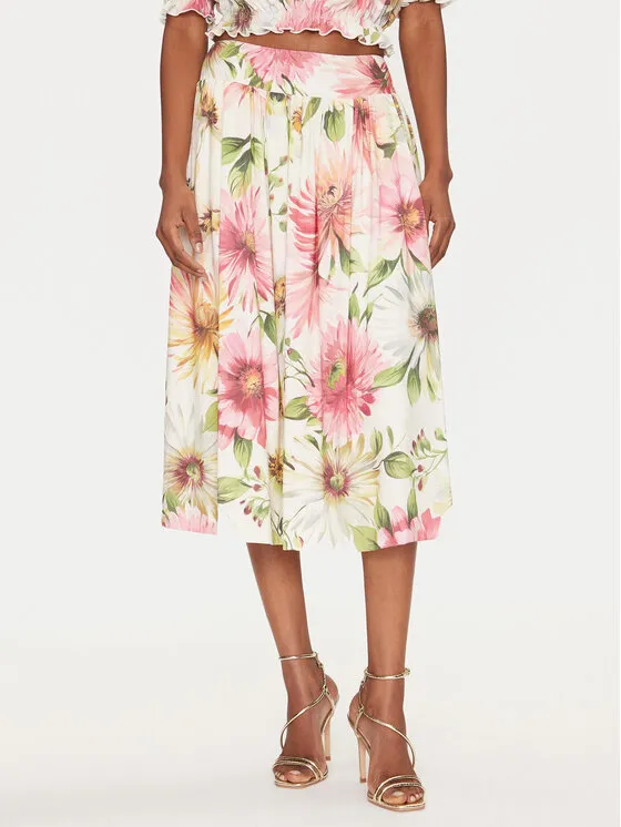 Faltenrock · Bunt · Midi