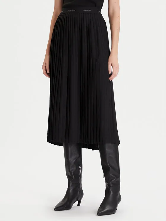 Faltenrock · Schwarz