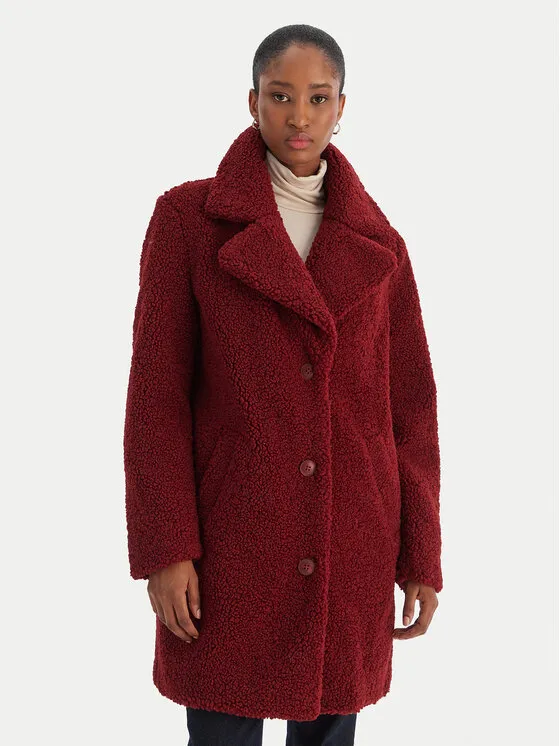 Fellmantel · Dunkelrot