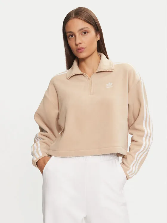 Fleecejacke · Beige · Relaxed Fit