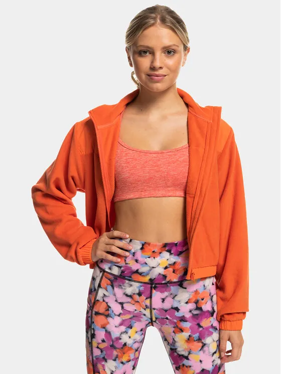 Fleecejacke · Orange · Regular Fit